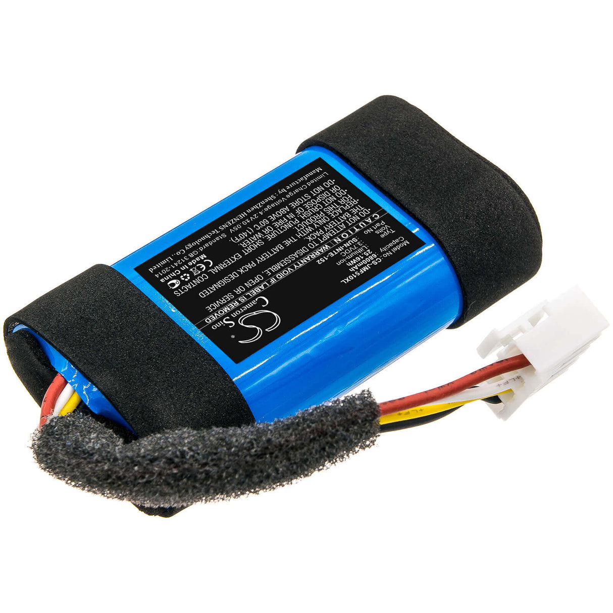 3.7V, Li-ion, 6800mAh, Batterie de haut-parleur compatible avec Jbl, Flip 5 Eco, Flip 5 Ocean, 25.16Wh Haut-parleur Cameron Sino Technology Limited