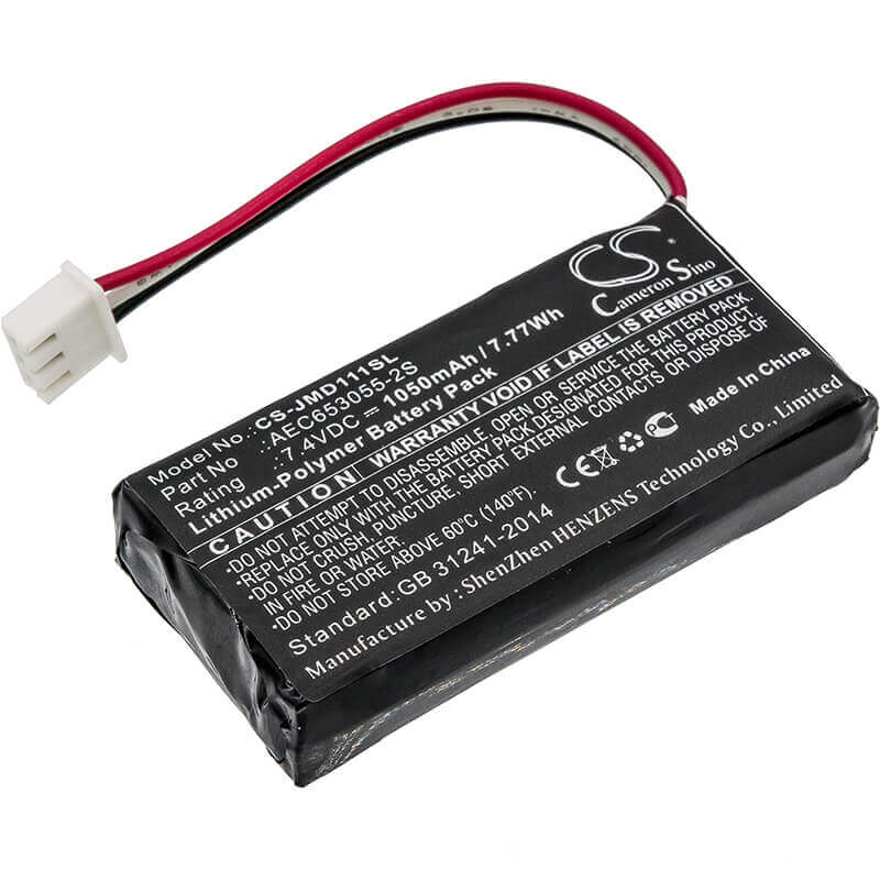 7.4V, Li-Polymer, 1050mAh, batterie de haut-parleur compatible avec Jbl, Flip, 7.77Wh Speaker Cameron Sino Technology Limited