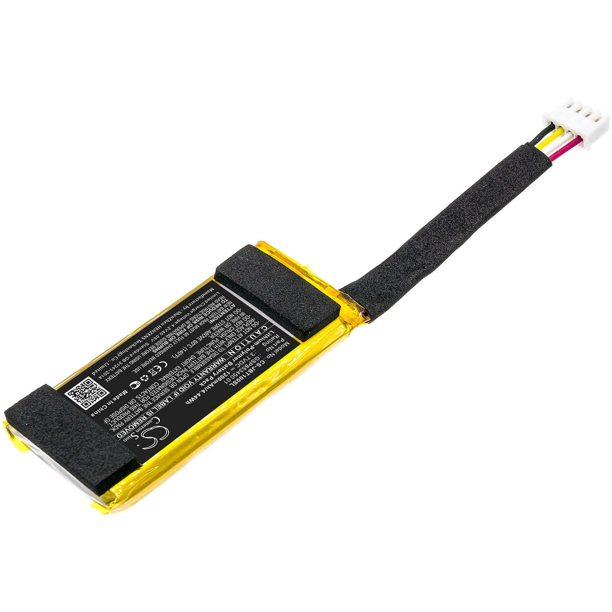 3.7V, Li-Polymer, 1200mAh, Headset battery fits Jbl, Gsp853450 01, Free Truly Charging Case, 4.44Wh Wireless Headset Cameron Sino Technology Limited