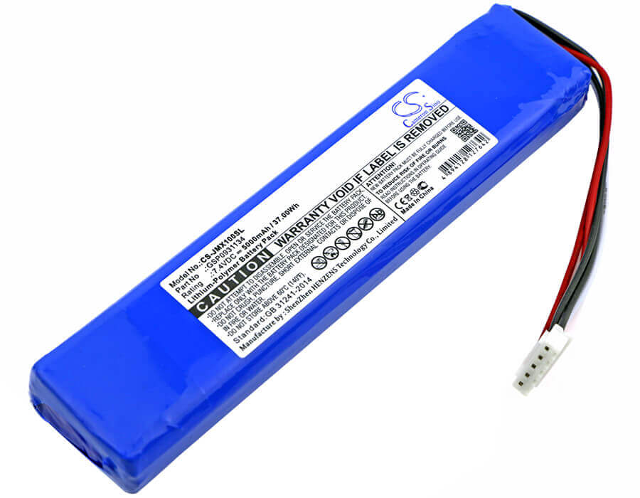 7.4V, Li-Polymer, 5000mAh, Speaker battery fits Jbl, Jblxtreme, Xtreme, 37.00Wh Speaker Cameron Sino Technology Limited
