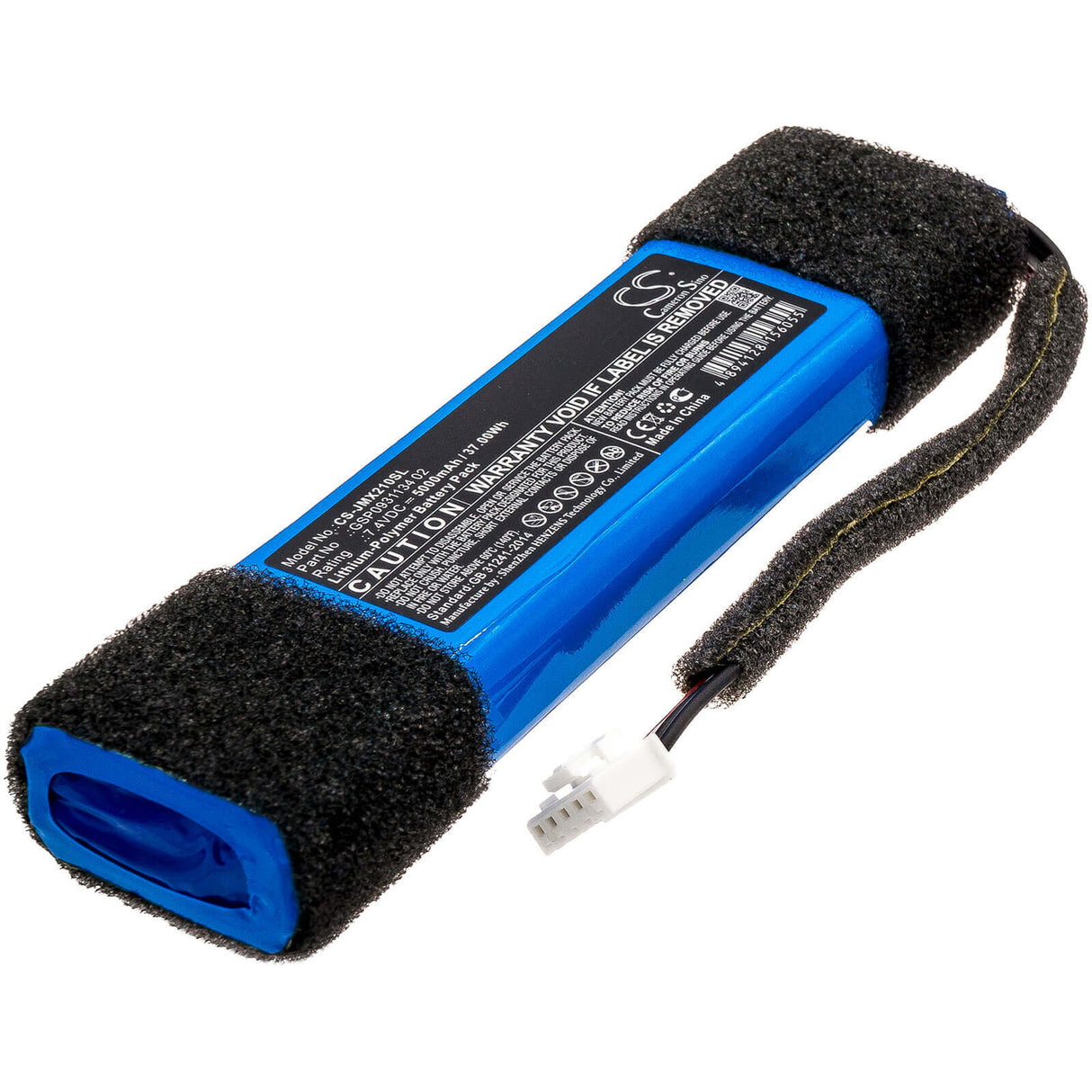 7.4V, Li-Polymer, 5000mAh, Speaker battery fits Jbl, Xtreme Splashproof, 37.00Wh Speaker Cameron Sino Technology Limited