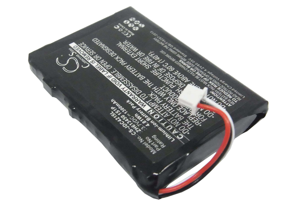 Li-ion Amplifier Battery For Jds Labs C5, C5d, C421 3.7v, 1300mah - 4.81wh Amplifier Cameron Sino Technology Limited