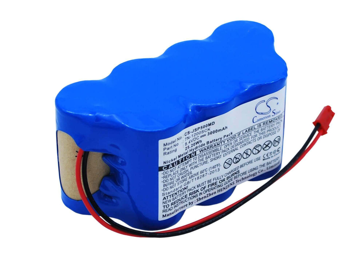8.4V, Ni-MH, 3000mAh, Medical battery fits Jms, 7n-1200sck, Sp-500, Sp-500 Syringe Pump, 25.20Wh Medical Cameron Sino Technology Limited (Medical)