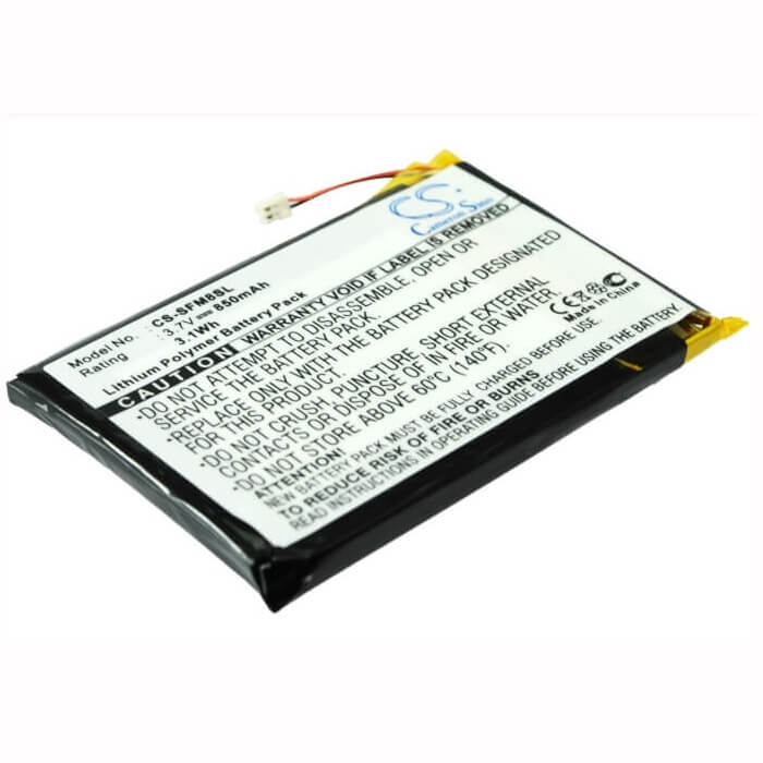 3.7V, Li-Polymer, 850mAh, Media Player battery fits Jnc, Ssf-m805, Ssf-m810, 3.15Wh Media Player Cameron Sino Technology Limited (Suspended)