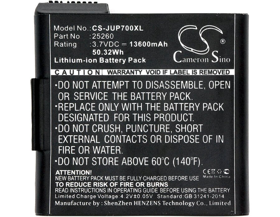 Batterie d'équipement pour Juniper, Mesa 2, Ms2 3.7v, 13600mah - 50.32wh Équipement, Enquête, Test Cameron Sino Technology Limited