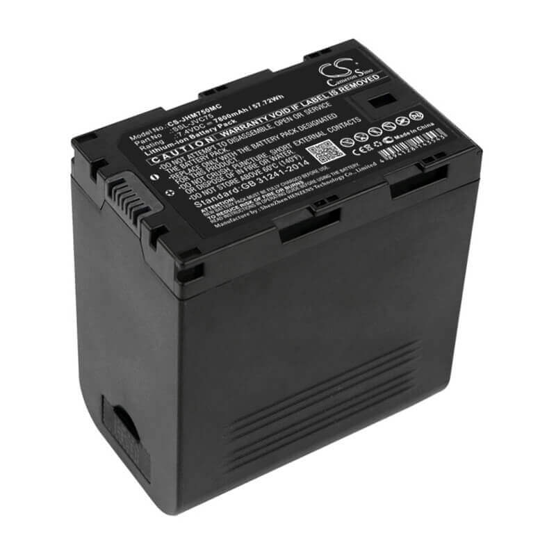 7.4V, Li-ion, 7800mAh, Camera battery fits Jvc, Ssl-jvc75, Gy-hm200, Gy-hm200e, 57.72Wh Camera Cameron Sino Technology Limited (Camera)