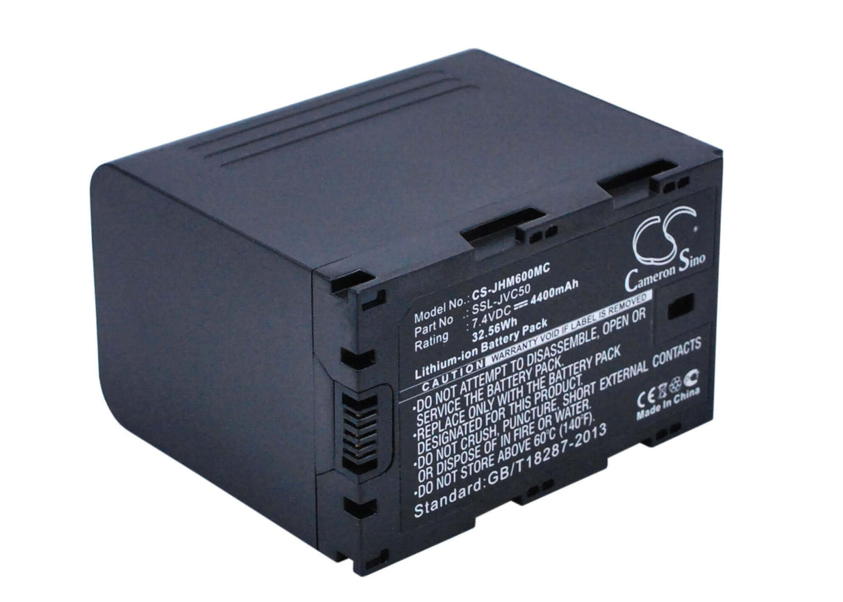 7.4V, Li-ion, 4400mAh, Camera battery fits Jvc, Ssl-jvc50, Gy-hm200, Gy-hm200e, 32.56Wh Camera Cameron Sino Technology Limited (Camera)