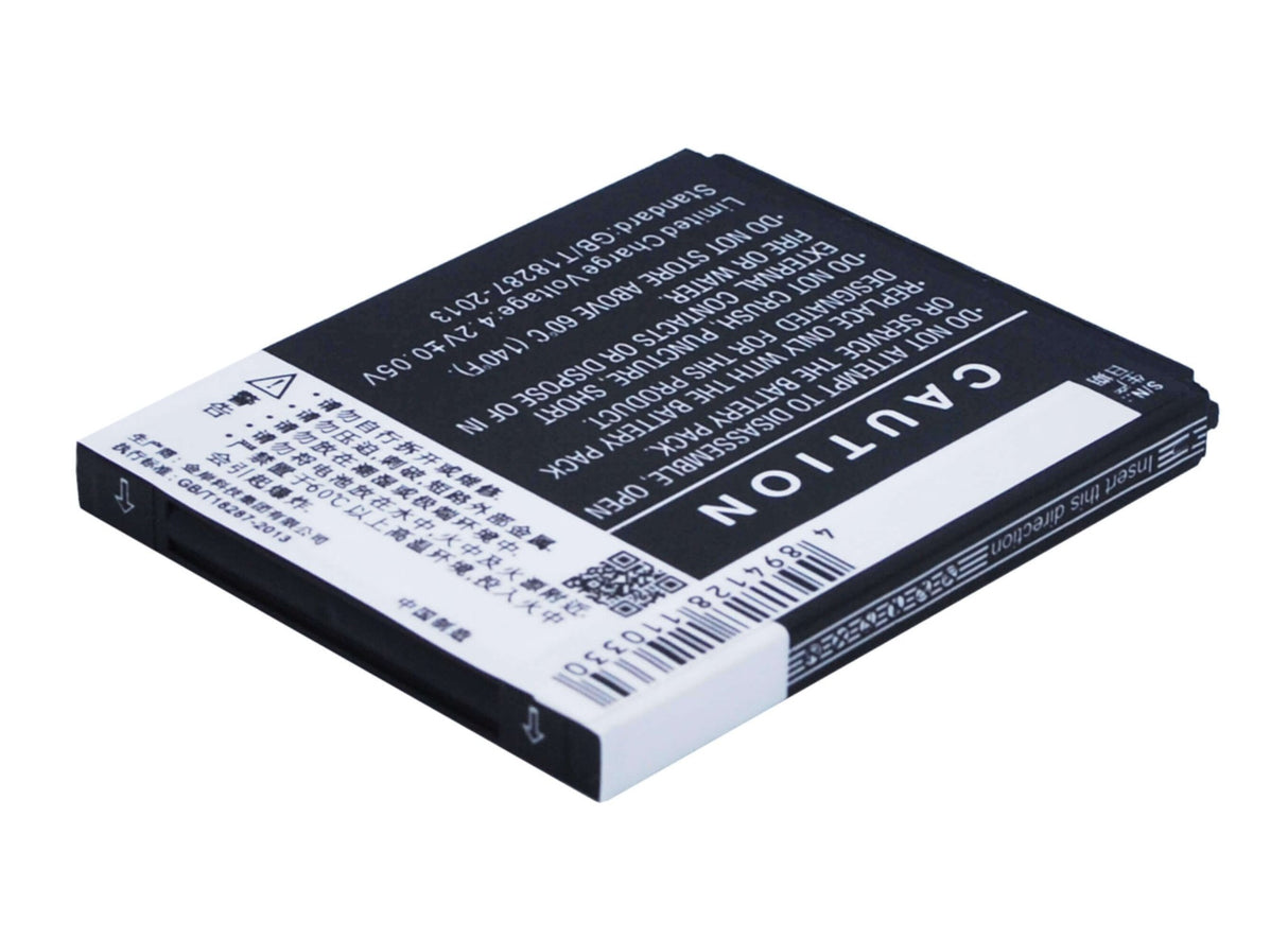 3.7V, Li-ion, 1350mAh, SmartPhone battery fits K-touch, Tbt2116, A788, D99, 5Wh Mobile, SmartPhone Cameron Sino Technology Limited (Suspended)