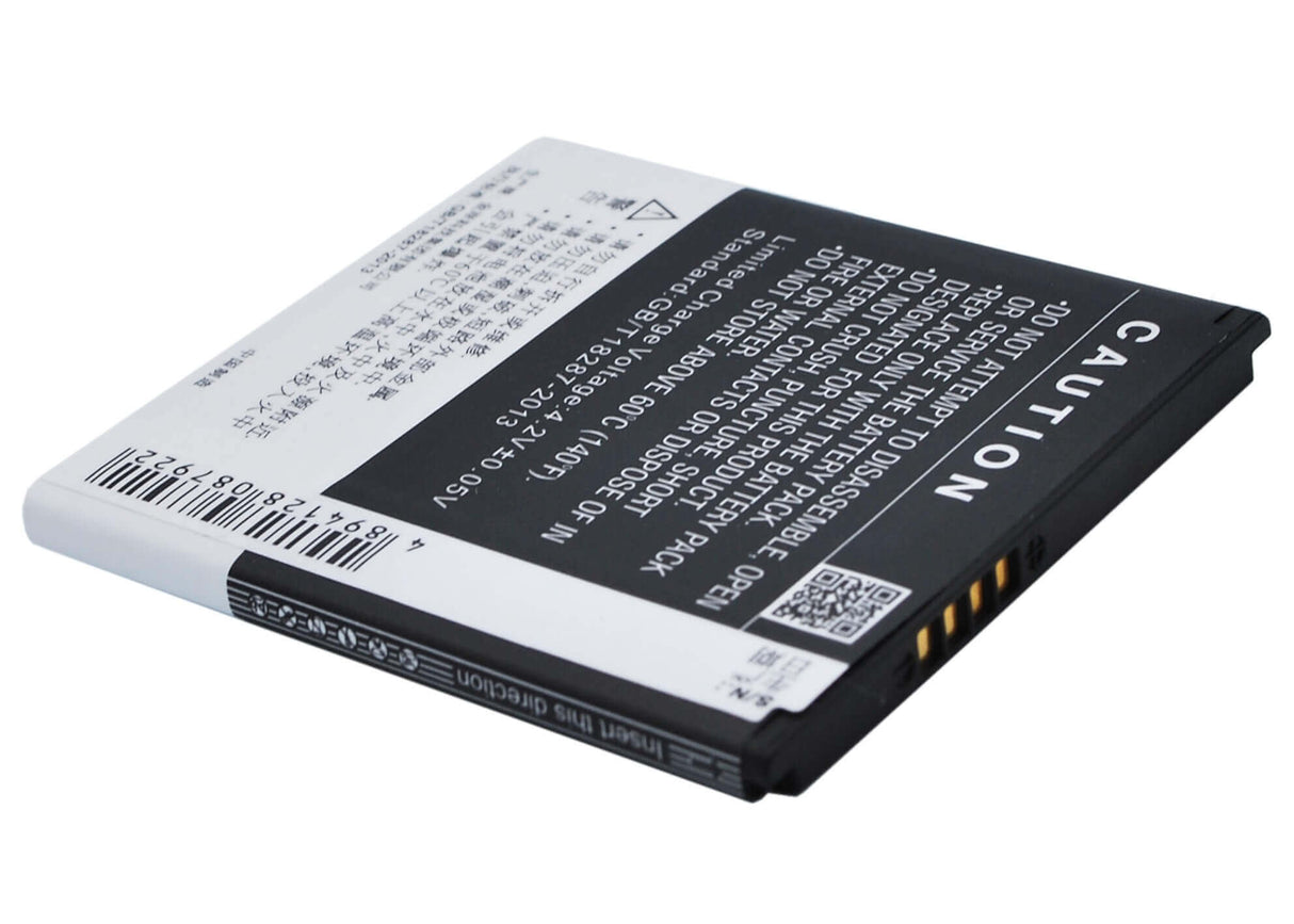 3.7V, Li-ion, 1600mAh, SmartPhone battery fits Highscreen, K-touch, Tbw5931, Omega Q, 5.92Wh Mobile, SmartPhone Cameron Sino Technology Limited (Smartphone)