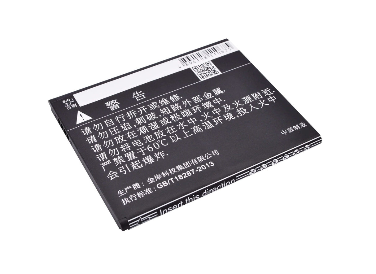3.7V, Li-ion, 2400mAh, batterie de smartphone compatible K-touch, Tbw7815, S2, V5, 8.88Wh Mobile, Smartphone Cameron Sino Technology Limited (Smartphone)