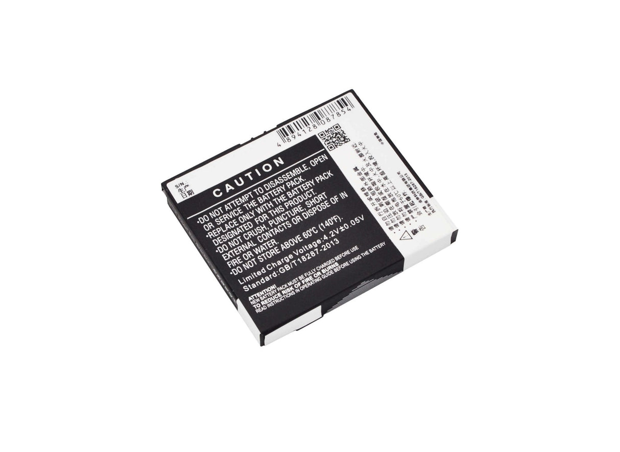 3.7V, Li-ion, 850mAh, SmartPhone battery fits K-touch, Tym760, A912, A915, 3.15Wh Mobile, SmartPhone Cameron Sino Technology Limited (Suspended)