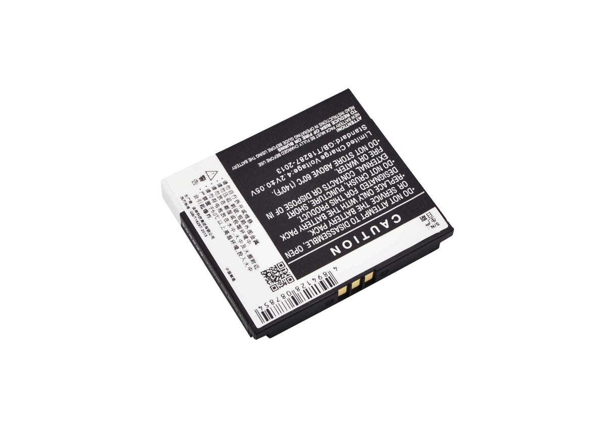 3.7V, Li-ion, 850mAh, SmartPhone battery fits K-touch, Tym760, A912, A915, 3.15Wh Mobile, SmartPhone Cameron Sino Technology Limited (Suspended)