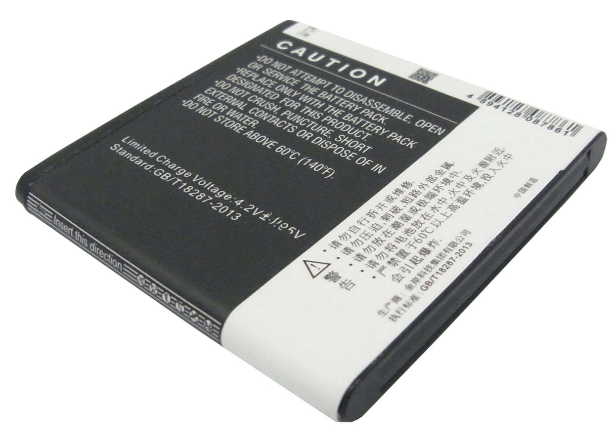 3,7V, Li-ion, 1700mAh, batterie de smartphone compatible K-touch, Tbw5912a, W608, W680, 6,29Wh Mobile, Smartphone Cameron Sino Technology Limited (Smartphone)