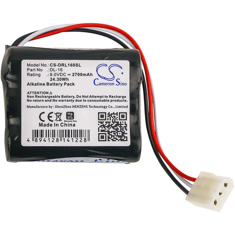 9.0V, Alkaline, 2700mAh, Door Lock battery fits Unican, Kaba Ilco, Saft, 502238, 700, Bl09, 24.3Wh Door Lock Cameron Sino Technology Limited