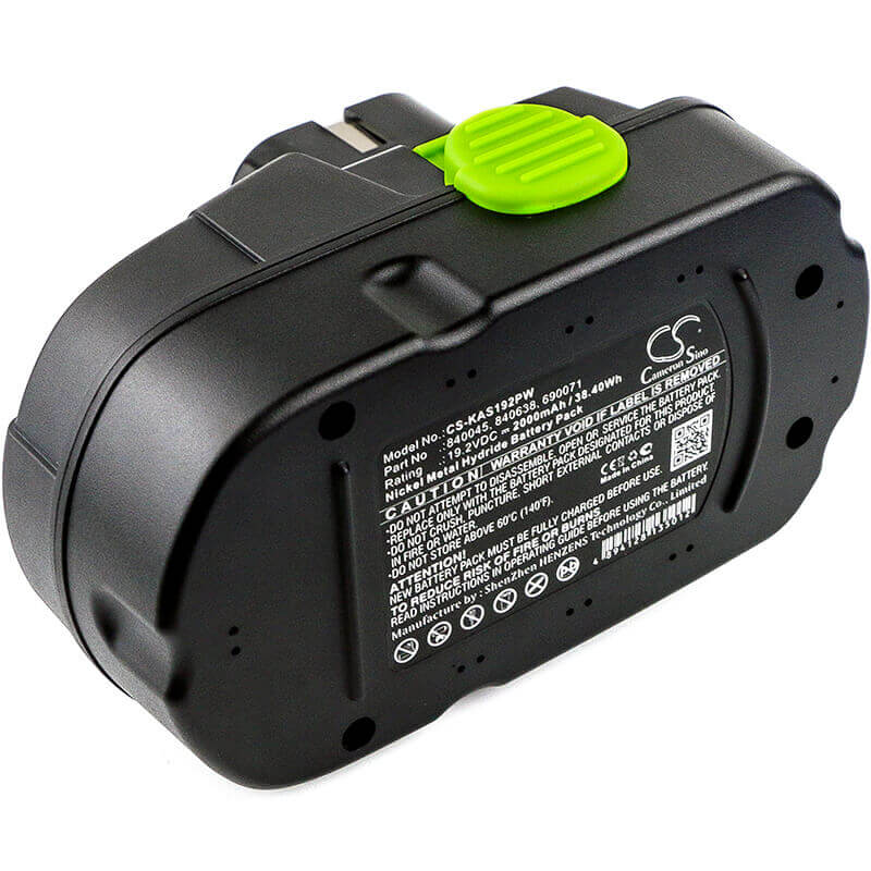 Battery For Kawasaki 19.2v Unisource, 69007, 691235 19.2v, 2000mah - 38.40wh Power Tools Cameron Sino Technology Limited (Power Tools)