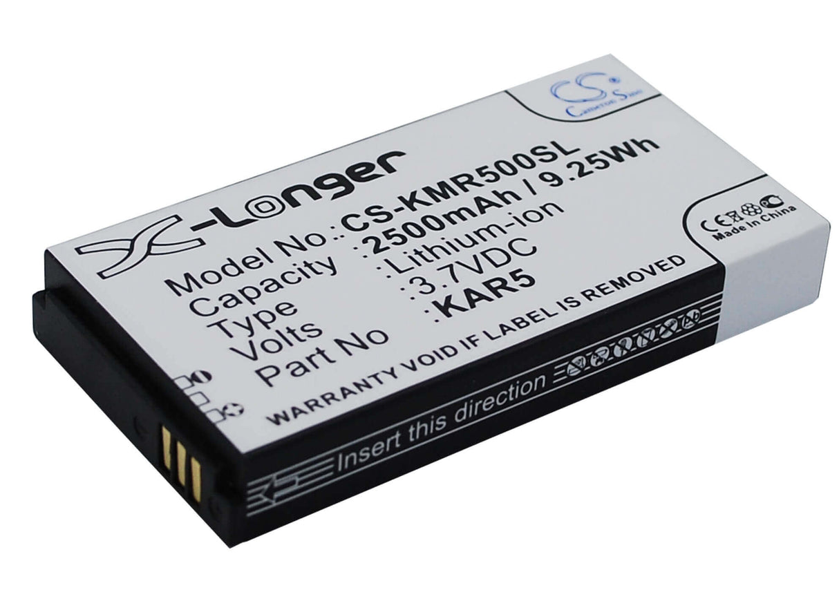 3.7V, Li-ion, 2500mAh, SmartPhone battery fits Kazam, Kar5, Life R5, 9.25Wh Mobile, SmartPhone Cameron Sino Technology Limited (Suspended)
