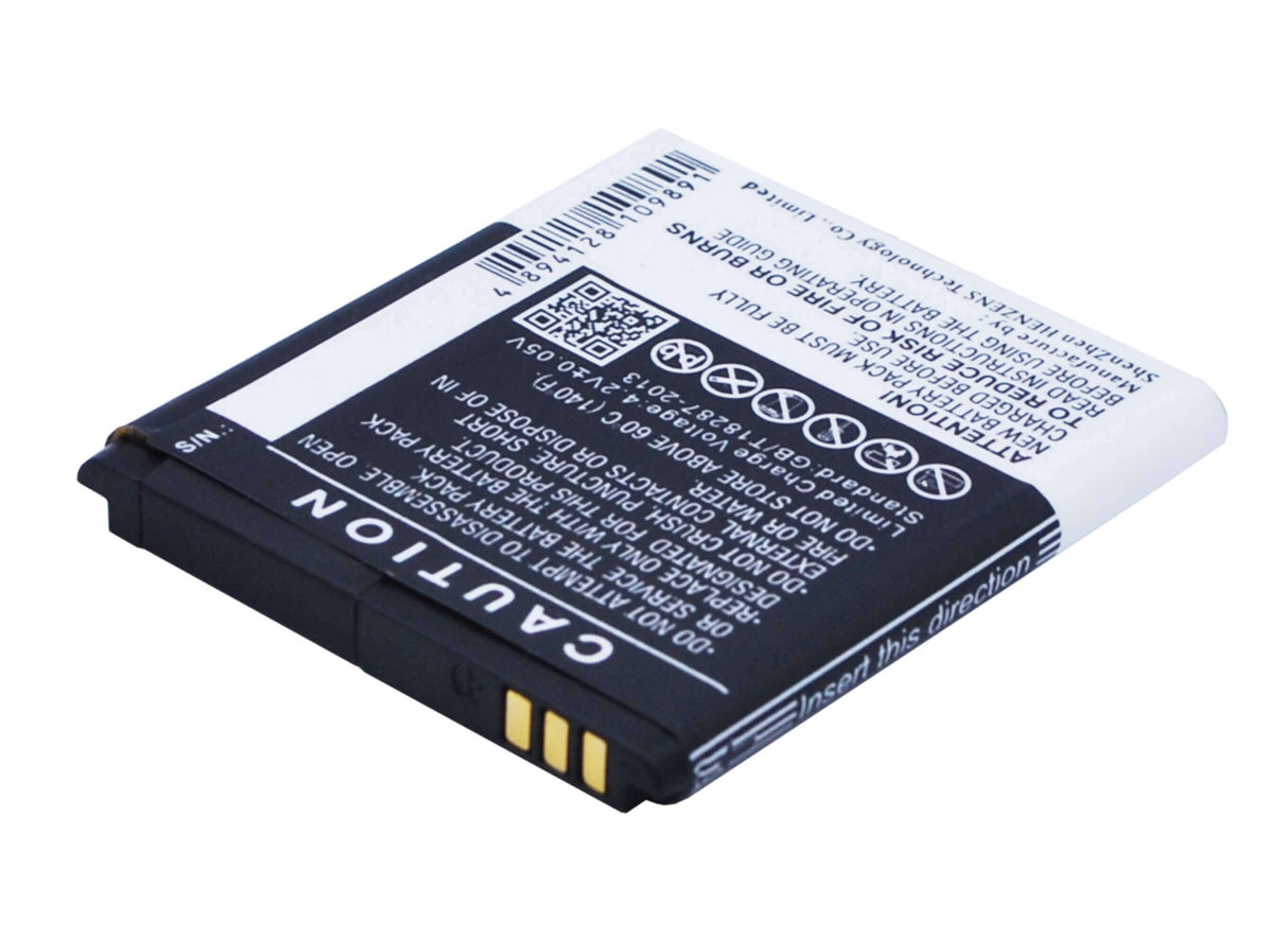 3.7V, Li-ion, 800mAh, SmartPhone battery fits Kazam, Kac4, Life C4, Life Senioren C4, 2.96Wh Mobile, SmartPhone Cameron Sino Technology Limited (Suspended)