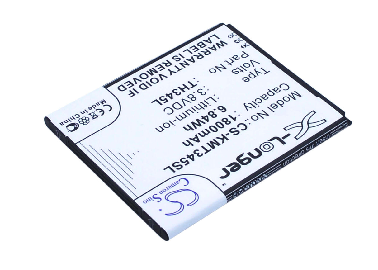 3.8V, Li-ion, 1800mAh, SmartPhone battery fits Allview, Kazam, Th345l, C6, C6 Quad 4g, 6.84Wh Mobile, SmartPhone Cameron Sino Technology Limited (Smartphone)