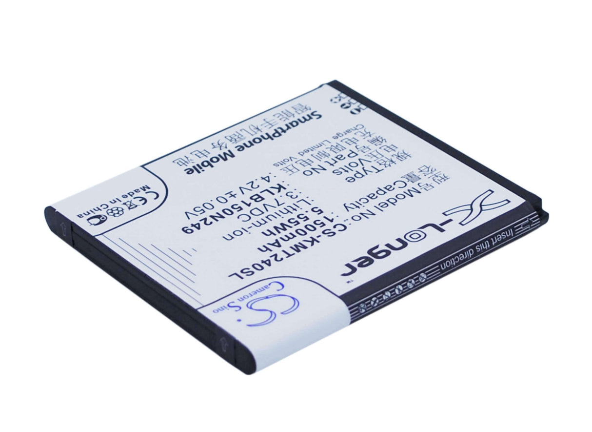 3.7V, Li-ion, 1500mAh, SmartPhone battery fits Kazam, Klb150n249, Luxury 3, 5.55Wh Mobile, SmartPhone Cameron Sino Technology Limited (Suspended)