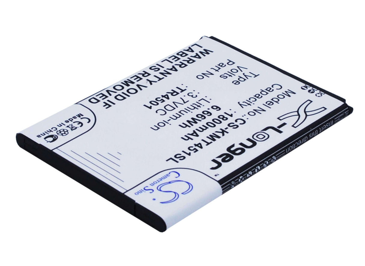 3.7V, Li-ion, 1800mAh, SmartPhone battery fits Archos, Kazam, Ac50ti4g, 50 Titanium 4g, A50 Titanium 4g, 6.66Wh Mobile, SmartPhone Cameron Sino Technology Limited (Smartphone)