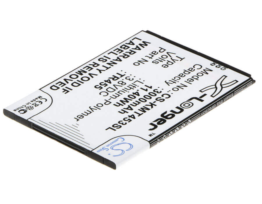 3.8V, Li-Polymer, 3000mAh, SmartPhone battery fits Kazam, Tr455, Tr45544044-01, Trooper 445, 11.4Wh Mobile, SmartPhone Cameron Sino Technology Limited (Suspended)