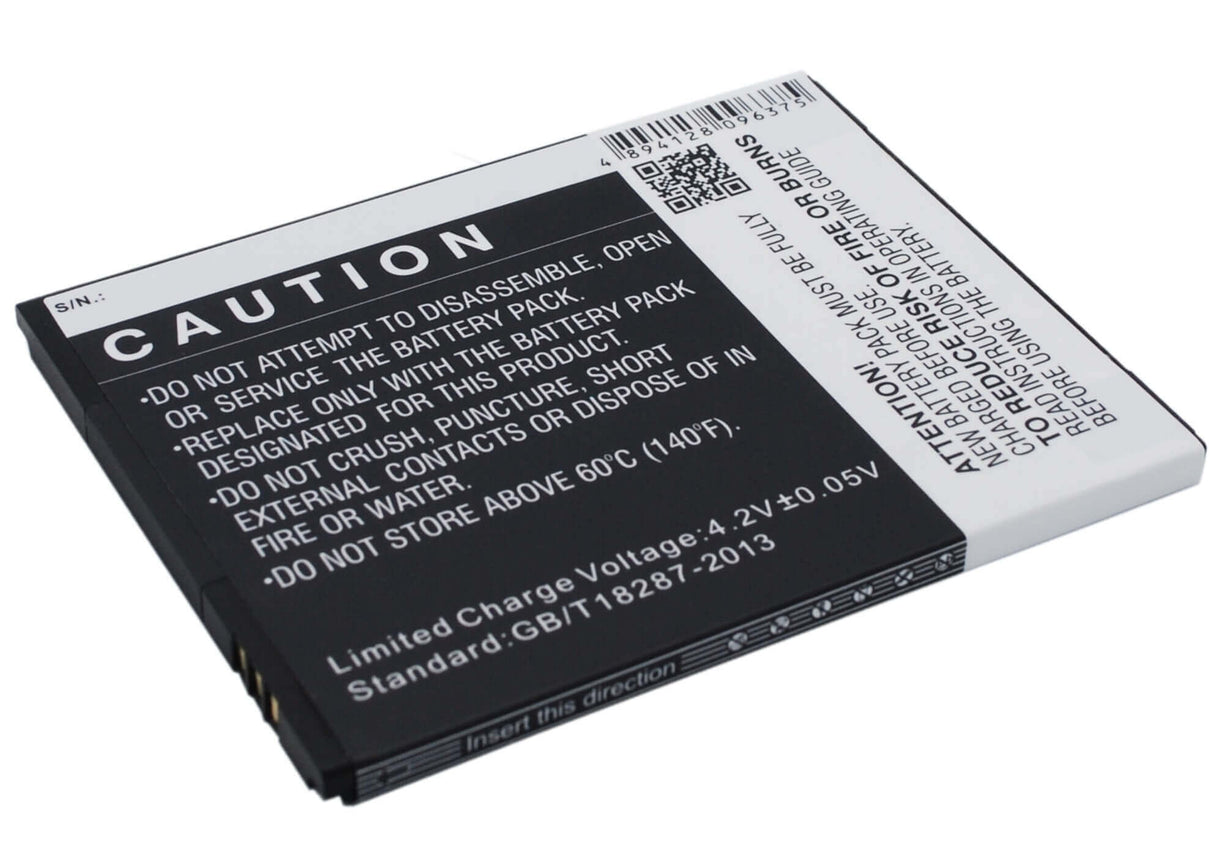 3.7V, Li-ion, 2600mAh, SmartPhone battery fits Kazam, Kax55, Trooper X5.5, 9.62Wh Mobile, SmartPhone Cameron Sino Technology Limited (Suspended)