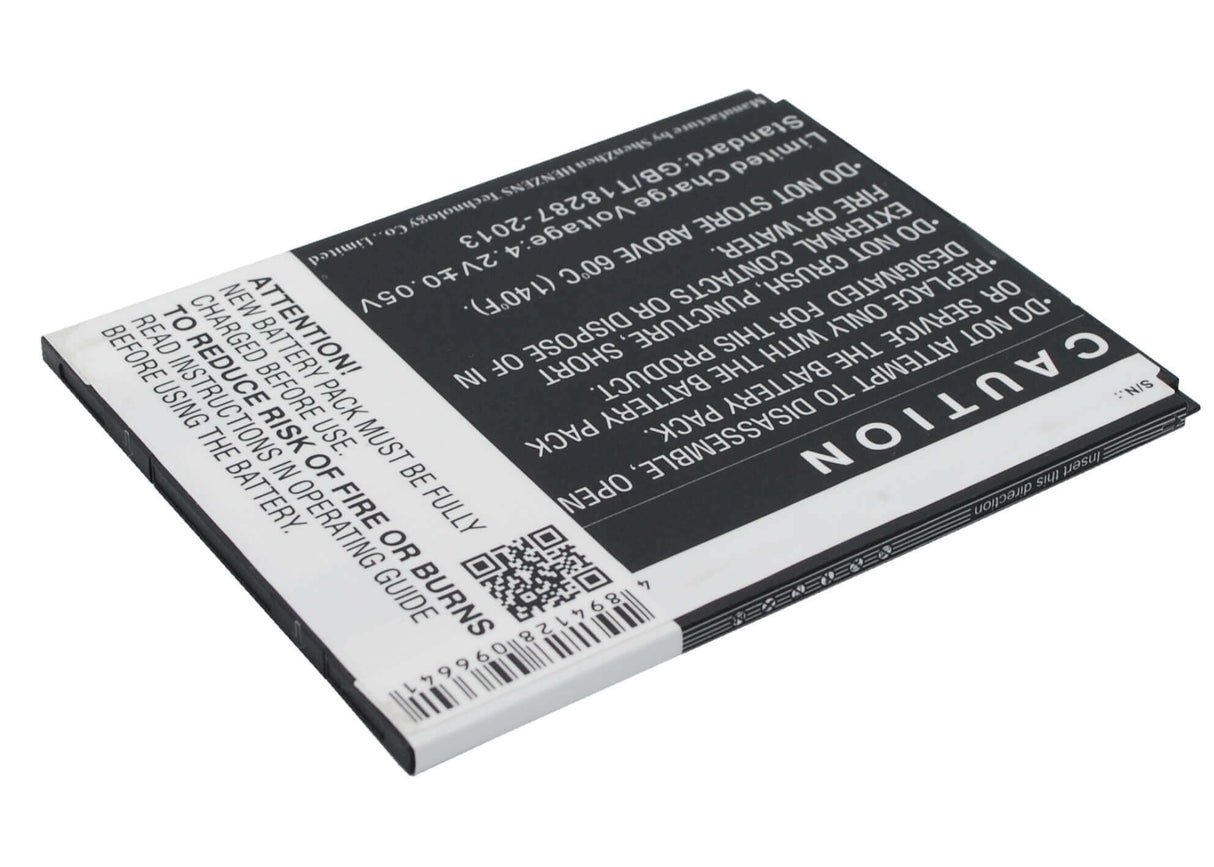 3.7V, Li-Polymer, 2600mAh, SmartPhone battery fits Kazam, Kxx60, Trooper 2 X6.0, Trooper 6.0, 9.62Wh Mobile, SmartPhone Cameron Sino Technology Limited (Suspended)