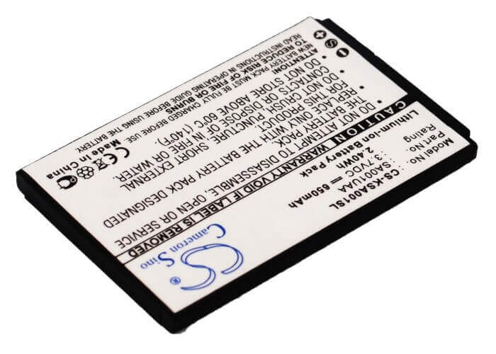 3.7V, Li-ion, 650mAh, SmartPhone battery fits Kyocera, Kddi, Sanyo, Ky003uaa, Is01, K007, 2.41Wh Mobile, SmartPhone Cameron Sino Technology Limited (Smartphone)