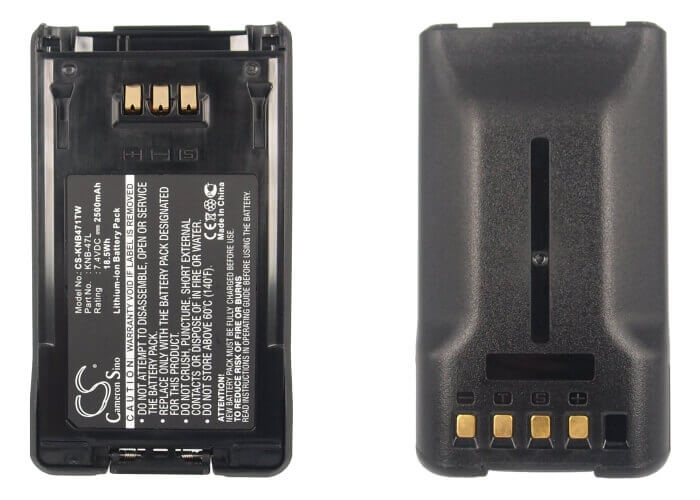 7.4V, Li-ion, 2500mAh, Two-Way Radio battery fits Kenwood, Knb-47l, Nx-200, Nx-300, 18.5Wh Two-Way Radio Cameron Sino Technology Limited