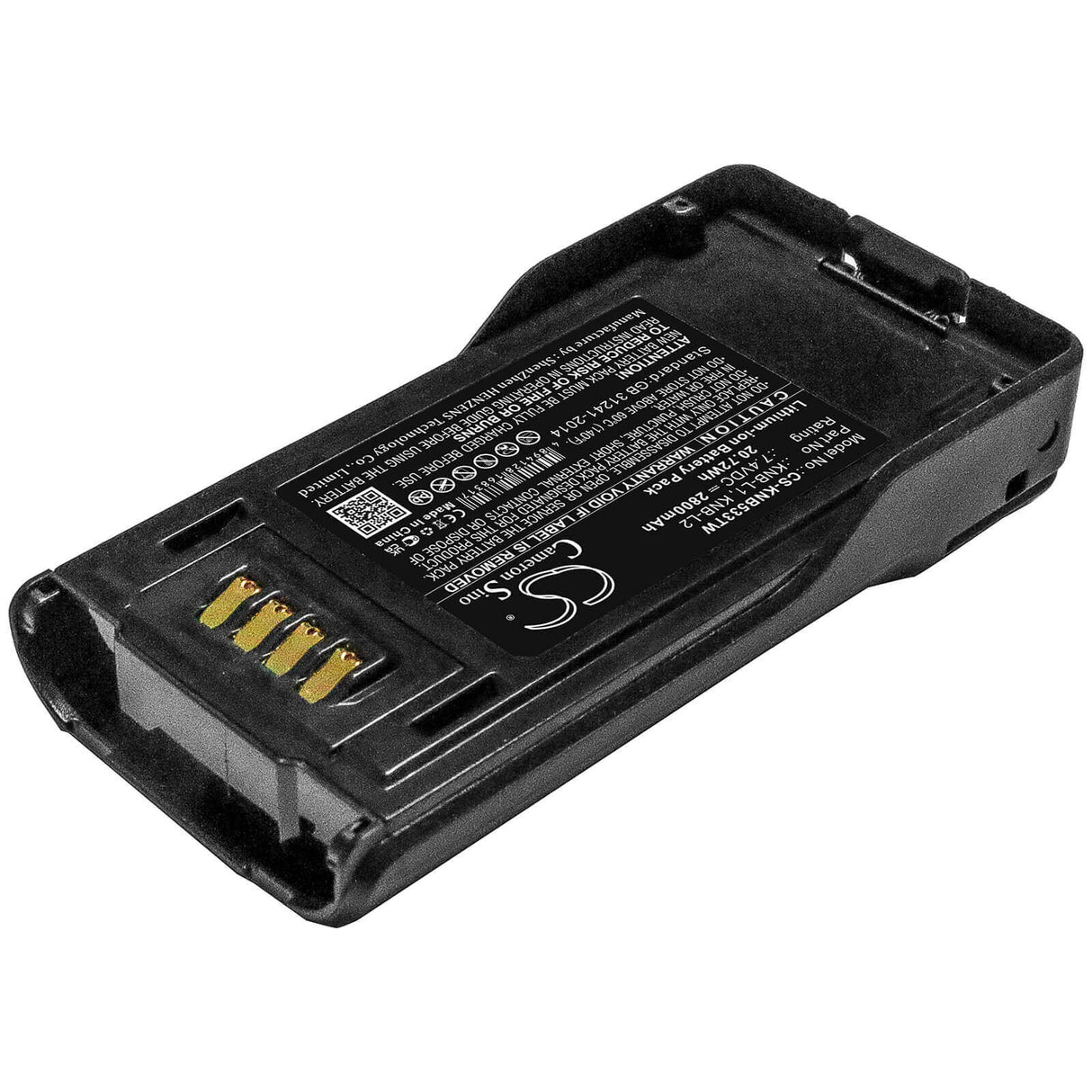 7.4V, Li-ion, 2800mAh, Two-Way Radio battery fits Kenwood, Knb-l1, Nx-5000, Nx-5200, 20.72Wh Two-Way Radio Cameron Sino Technology Limited
