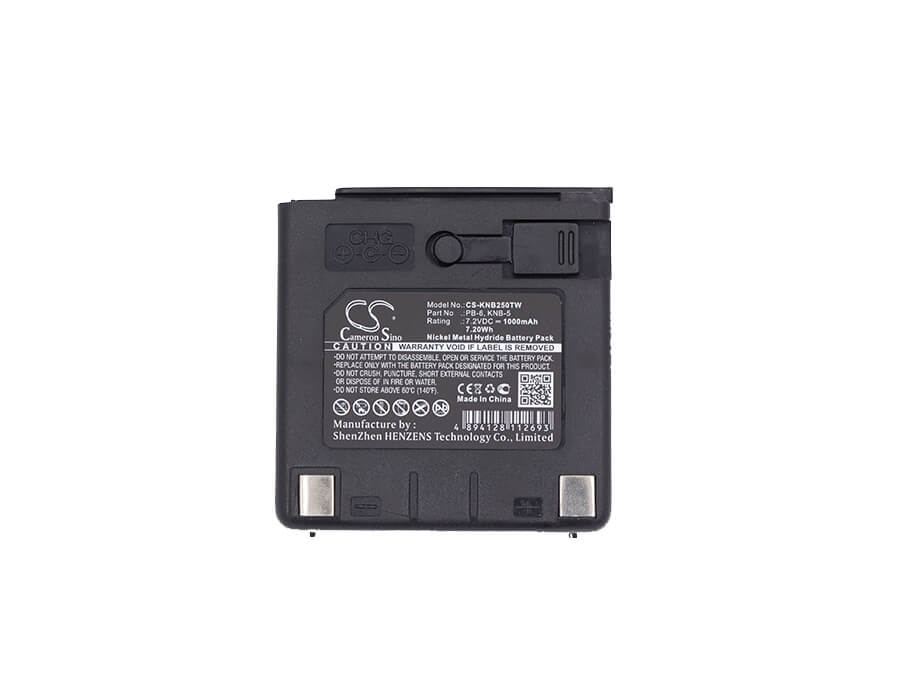 Battery For Kenwood Th25at, Th26at, Th45at 7.2v, 1000mah - 7.20wh Batteries for Electronics Cameron Sino Technology Limited (Suspended)