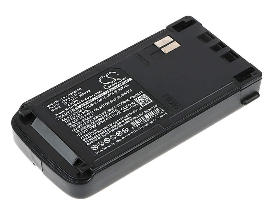 7.2V, Ni-MH, 600mAh, Two-Way Radio battery fits Kenwood, Pb-40, Tk-2118, Tk-3118, 4.32Wh Two-Way Radio Cameron Sino Technology Limited (Suspended)