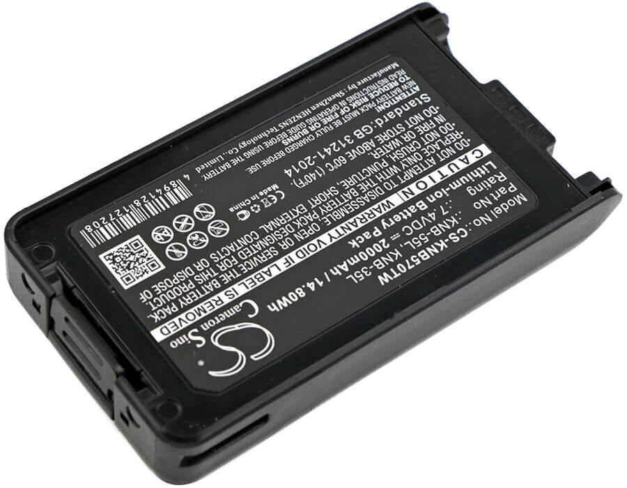 7.4V, Li-ion, 2000mAh, Two-Way Radio battery fits Kenwood, Knb-24l, Nx-220, Nx-320, 14.8Wh Two-Way Radio Cameron Sino Technology Limited
