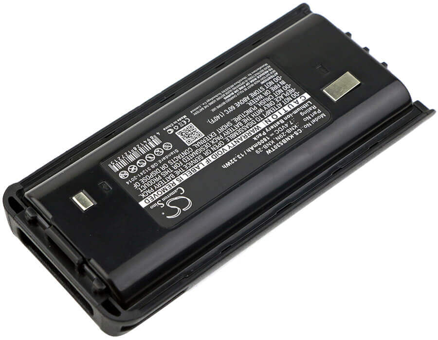 7.4V, Li-ion, 1800mAh, Two-Way Radio battery fits Kenwood, Bpknb29mh, Nx-240, Nx-240v, 13.32Wh Two-Way Radio Cameron Sino Technology Limited
