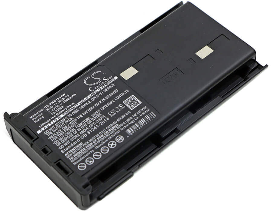 7.4V, Li-ion, 1800mAh, Two-Way Radio battery fits Kenwood, Knb-14, Cp-213, Tcp-113, 13.32Wh Two-Way Radio Cameron Sino Technology Limited
