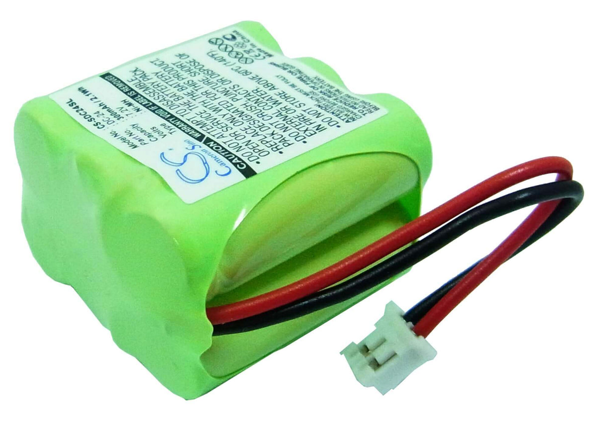 7.2V, Ni-MH, 300mAh, Dog Collar battery fits Sportdog, Kinetic, Mh330aaak6hc, Mh330aaak6hc, 2.16Wh Dog Collar Cameron Sino Technology Limited