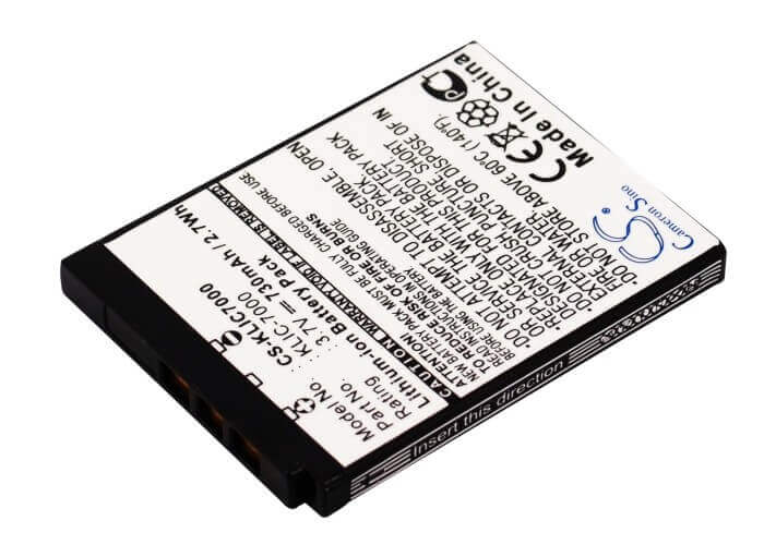 Battery For Kodak Easyshare Ls755, Easyshare Ls755 3.7v, 730mah - 2.70wh Batteries for Electronics Cameron Sino Technology Limited (Suspended)