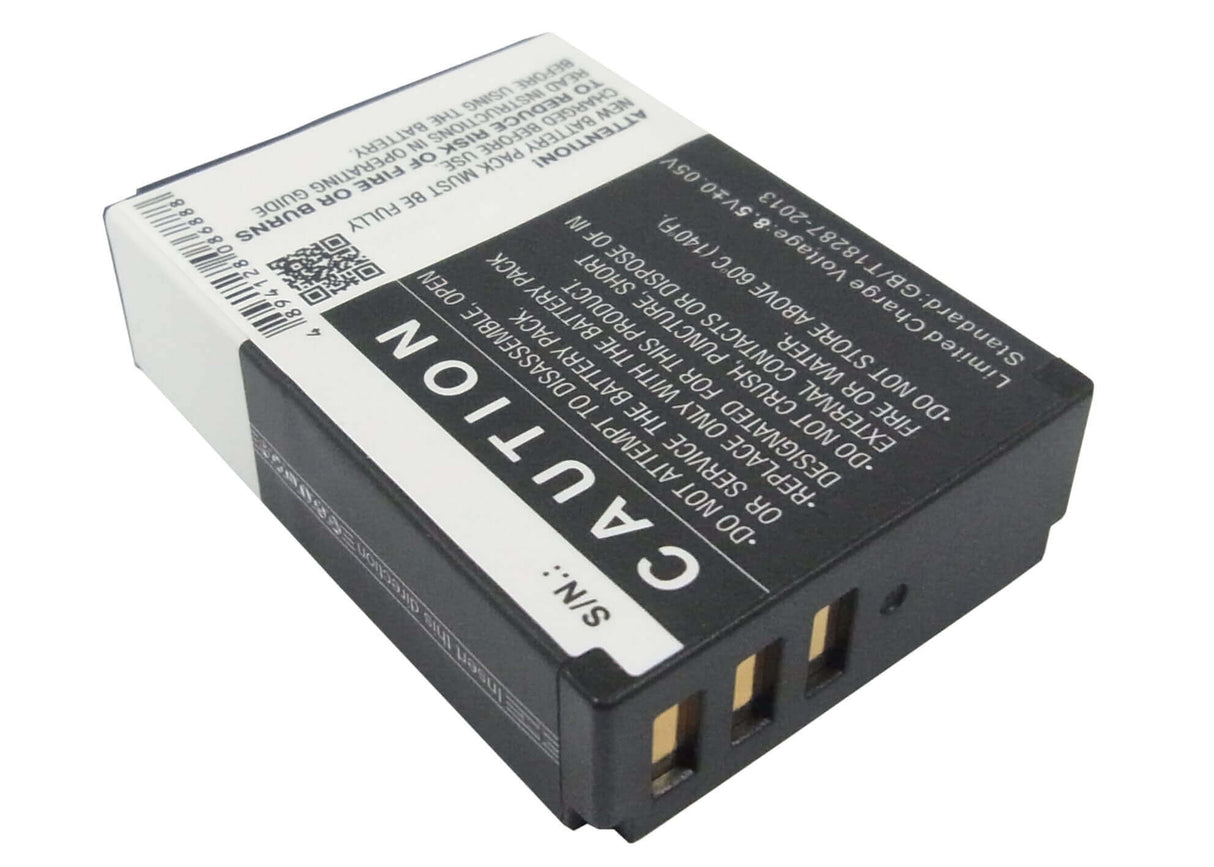 7.4V, Li-ion, 1150mAh, Camera battery fits Kodak, Lb-070, Pixpro Az651, Pixpro Az651 Astro Zoom, 8.51Wh Camera Cameron Sino Technology Limited (Camera)