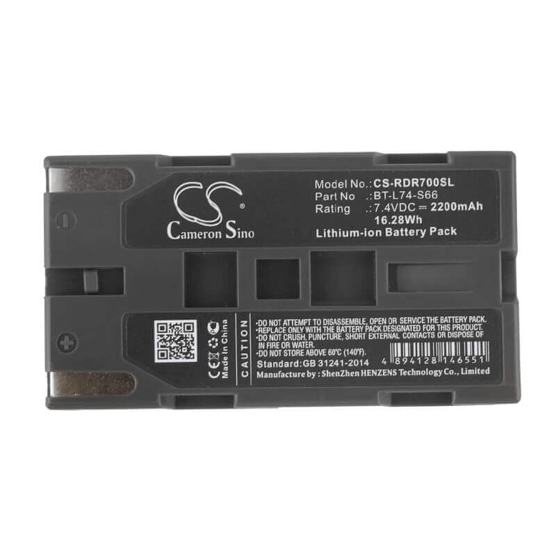7.4V, Li-ion, 2200mAh, Equipment battery fits Huepar, Stonex, Kolida, South, Ruide, Horizon, 6s-lb26, KRONOS 200, 16.28Wh Equipment, Survey, Test Cameron Sino Technology Limited