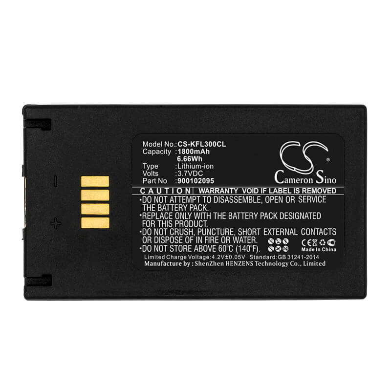 3.7V, Li-ion, 1800mAh, Communication & Conferencing battery fits Konftel, 900102095, 55w Conference Phone, 55wx Conference Phone, 6.66Wh Communication & Conferencing Cameron Sino Technology Limited