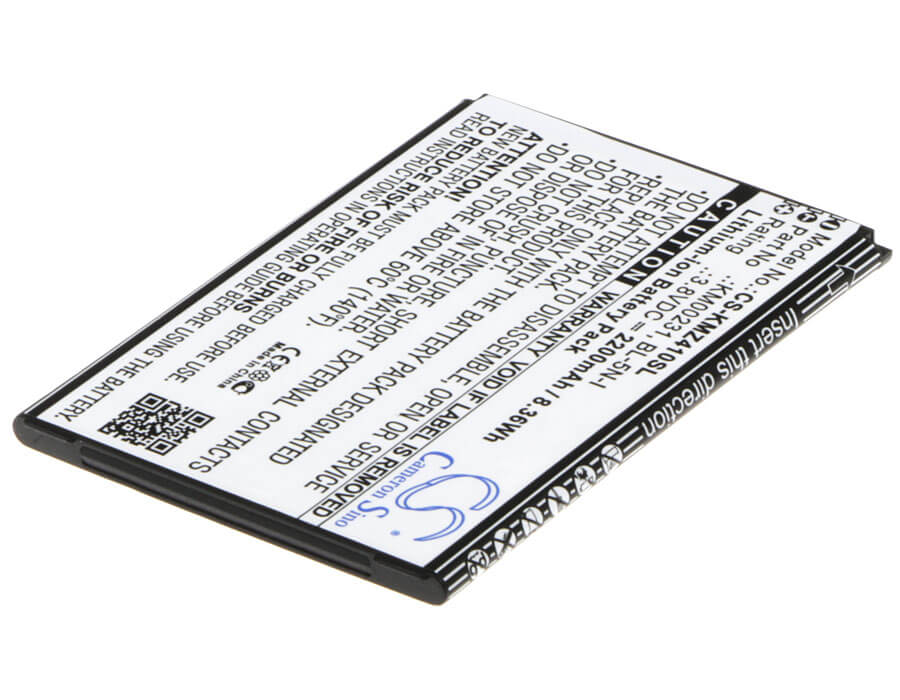 3.8V, Li-ion, 2200mAh, SmartPhone battery fits Smartfren, Kruger&matz, Bl-5n-i, Km0410, Km0413, 8.36Wh Mobile, SmartPhone Cameron Sino Technology Limited (Smartphone)