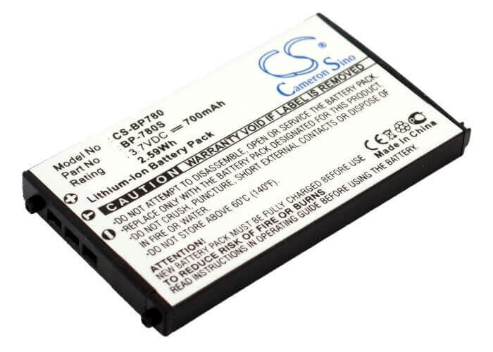 3,7V, Li-ion, 700mAh, Batterie d'appareil photo compatible avec Kyocera, Bp-780s, Contax Sl300rt, Finecam Sl300r, 2,59Wh Appareil photo Cameron Sino Technology Limited (Appareil photo)