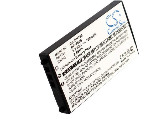 3,7V, Li-ion, 700mAh, Batterie d'appareil photo compatible avec Kyocera, Bp-780s, Contax Sl300rt, Finecam Sl300r, 2,59Wh Appareil photo Cameron Sino Technology Limited (Appareil photo)