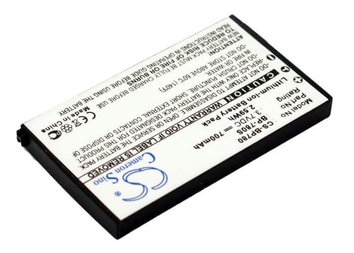 3,7V, Li-ion, 700mAh, Batterie d'appareil photo compatible avec Kyocera, Bp-780s, Contax Sl300rt, Finecam Sl300r, 2,59Wh Appareil photo Cameron Sino Technology Limited (Appareil photo)