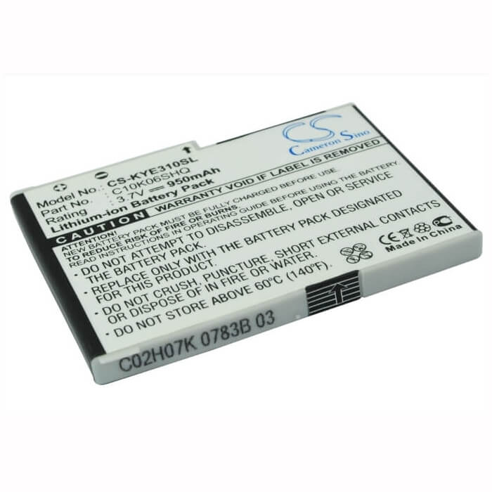 Battery For Kyocera E3100, Rio E3100, Loft S2300 3.7v, 950mah - 3.52wh Batteries for Electronics Cameron Sino Technology Limited (Suspended)