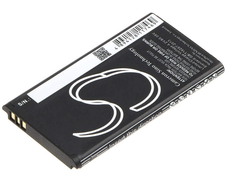 Batterie de smartphone 3,7V, Li-ion, 1200mAh, compatible avec Kyocera, Dc140704ab, C6530, C6530n, 4,44Wh Mobile, Smartphone Cameron Sino Technology Limited (Smartphone)