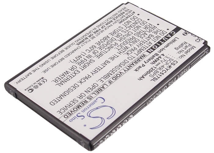 3.7V, Li-ion, 1200mAh, SmartPhone battery fits Boostmobile, Kyocera, Sprint, 5aatxbt052gea, C5170, Hydro, 4.44Wh Mobile, SmartPhone Cameron Sino Technology Limited (Smartphone)