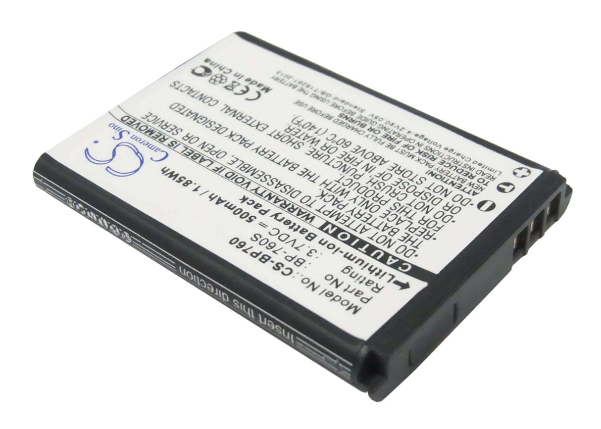 Battery For Kyocera I4r, I4rb, I4rbk 3.7v, 500mah - 1.85wh Camera Cameron Sino Technology Limited (Suspended)