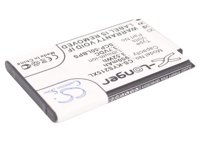 3,7V, Li-ion, 950mAh, batterie pour smartphone compatible avec Kyocera, 5aaxbt062gea, C2150, Coast S2151, 3,52Wh Mobile, Smartphone Cameron Sino Technology Limited (Smartphone)