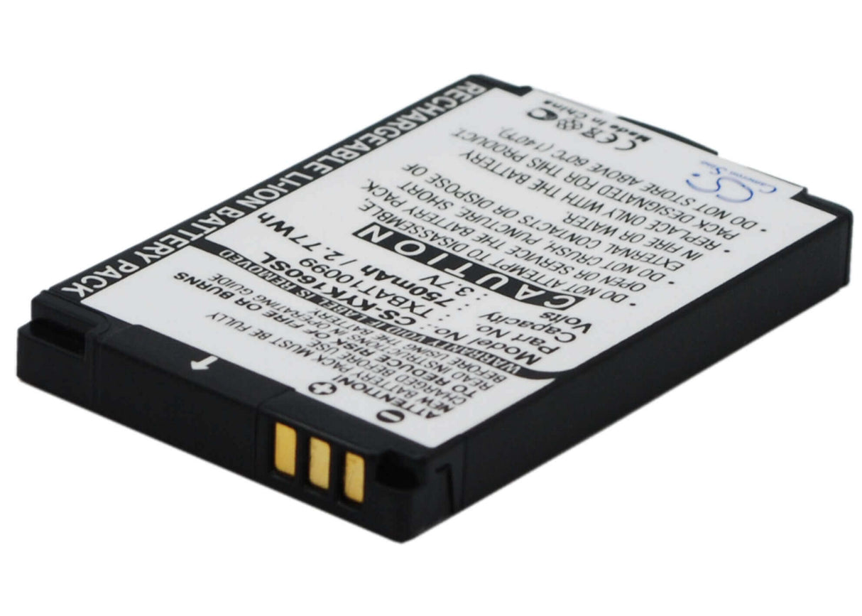 3.7V, Li-ion, 750mAh, SmartPhone battery fits Kyocera, Txbat10099, Candid Kx16, Dorado Kx12, 2.78Wh Mobile, SmartPhone Cameron Sino Technology Limited (Smartphone)